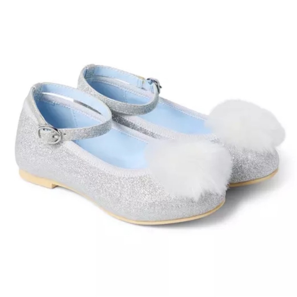 Janie and Jack Disney Frozen Pom Ballet Flat Size 8

Excellent used condition